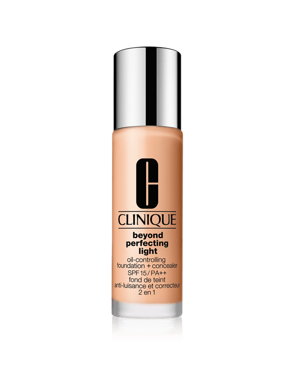Beyond Perfecting Foundation + Concealer SPF 19/PA++, &lt;STRONG&gt;가벼운 질감의 리퀴드 파운데이션과 컨실러가 하나로!&lt;BR&gt;바르는 즉시 마법처럼 티 없이 보송보송한 피부로 변신시켜주는 파운데이션+컨실러&lt;/STRONG&gt;&lt;BR&gt;&lt;BR&gt;입체적인 &quot;요술봉&quot; 어플리케이터로 얼굴 전체 혹은 원하는 부분에 쉽게 사용이 가능합니다. 가볍고 탁월한 커버력이 오랫동안 지속되어 보송보송한 마무리감과 자연스러운 피부 표현을 유지할 수 있습니다.